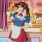 [New] コスプレ ダイナー ドライブインレトロダイナー レディース フリーサイズ ブルー【クリアストーン】♡