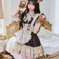 [New] 《JamsCollection着用》コスプレ リリパレ アニマル わんわんチェックメイド レディース フリーサイズ ブラウン【クリアストーン】♡
