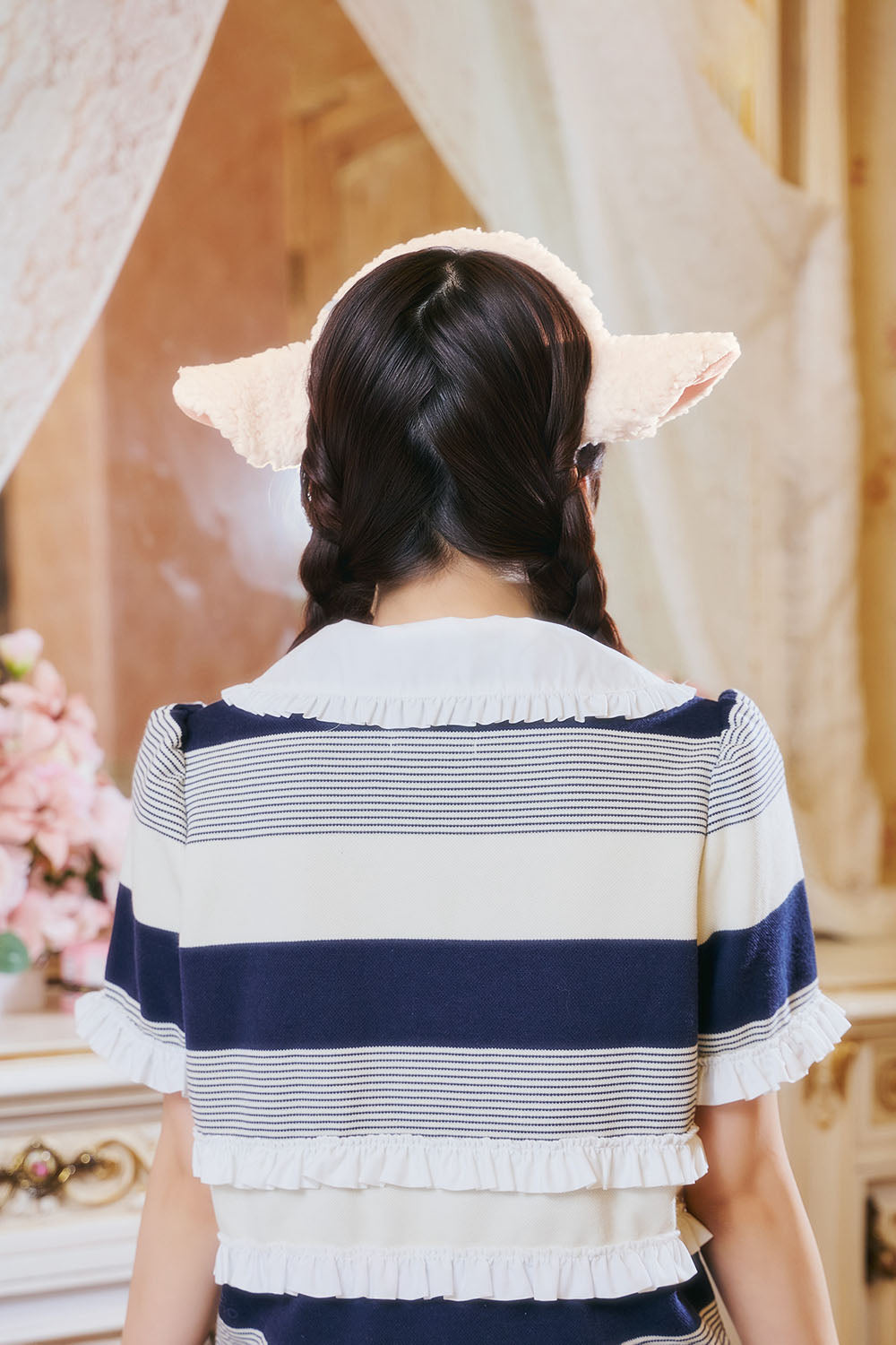 [New] コスプレ小物 アニマル もこもこひつじカチューシャ ユニセックス フリーサイズ ホワイト 【クリアストーン】