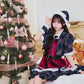 [NEW] 《JamsCollection着用》 コスプレ サンタ クリスマス リリパレ アイドルジャケットサンタ レディース フリーサイズ ネイビー 【クリアストーン】