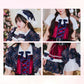[NEW] 《JamsCollection着用》 コスプレ サンタ クリスマス リリパレ アイドルジャケットサンタ レディース フリーサイズ ネイビー 【クリアストーン】