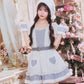 [NEW] 《JamsCollection着用》 コスプレ サンタ クリスマス リリパレ ハートケープサンタ レディース フリーサイズ ホワイト 【クリアストーン】