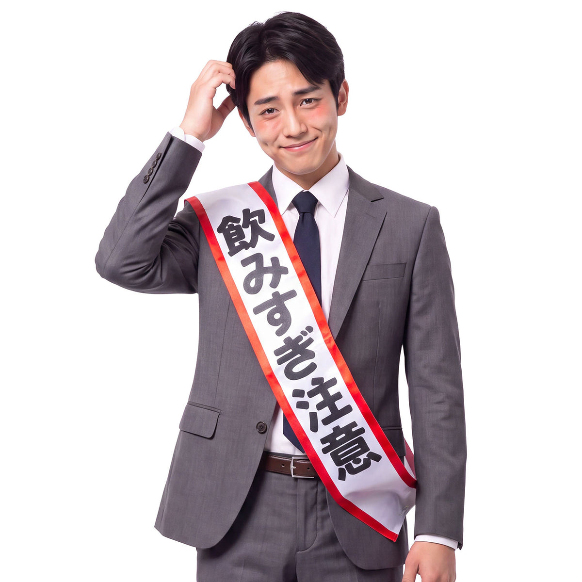 [New] コスプレ 宴会グッズ 宴会タスキ ユニセックス フリーサイズ ホワイト【クリアストーン】