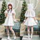 コスプレ クリスマス サンタ ミミノエル 白くまケープサンタ レディース フリーサイズ ホワイト【クリアストーン】♡