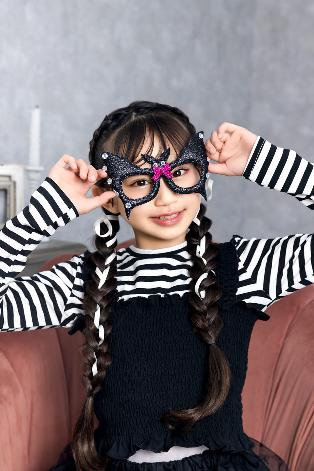 [New] コスプレ小物 アニマル かぼちゃ ハロウィン メガネ キッズ フリーサイズ 【クリアストーン】