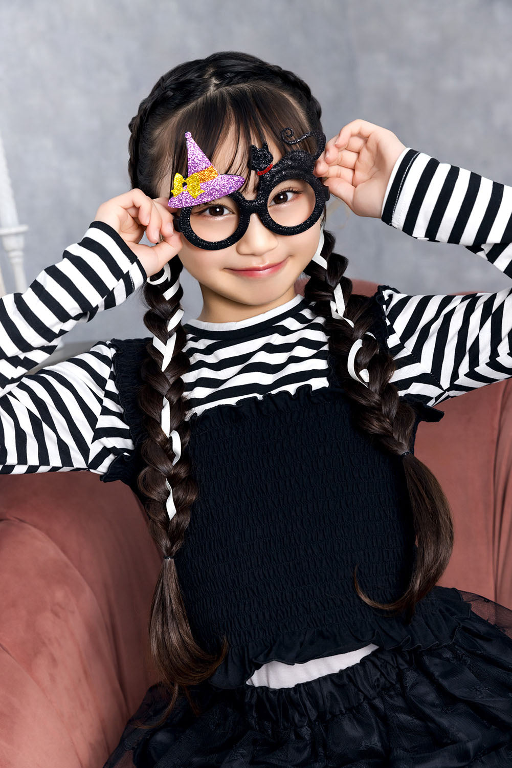 [New] コスプレ小物 アニマル かぼちゃ ハロウィン メガネ キッズ フリーサイズ 【クリアストーン】