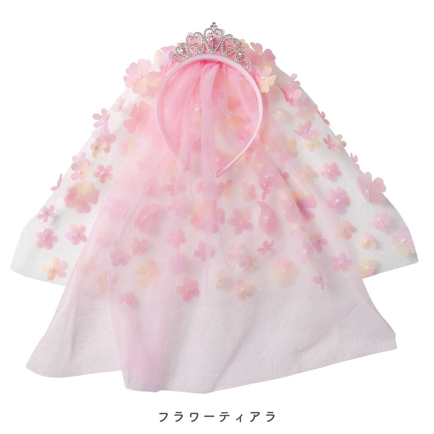 [New] コスプレ小物 ハロウィン カチューシャ キッズ ピンク/ブルー【クリアストーン】