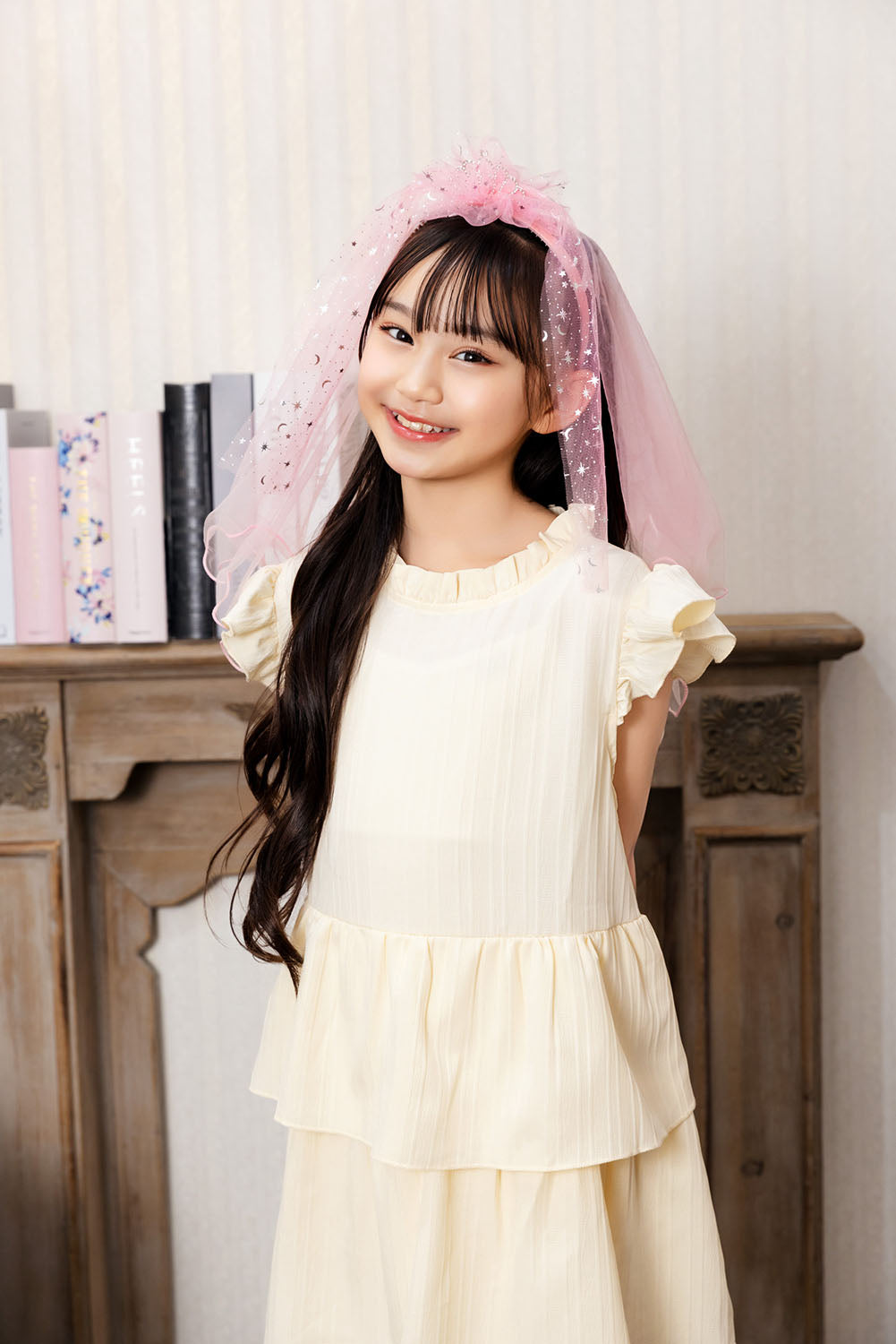 [New] コスプレ小物 ハロウィン カチューシャ キッズ ピンク/ブルー【クリアストーン】