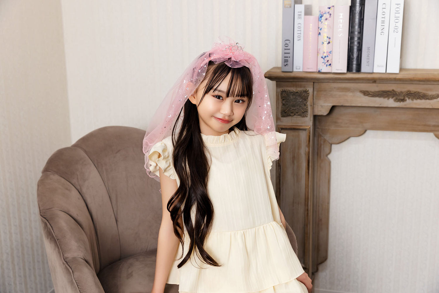 [New] コスプレ小物 ハロウィン カチューシャ キッズ ピンク/ブルー【クリアストーン】