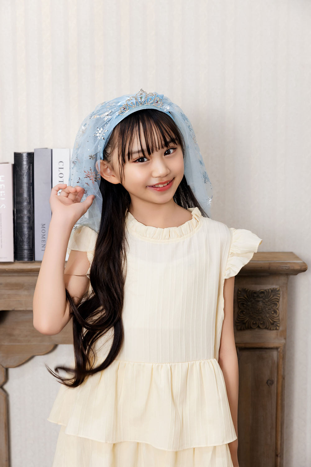 [New] コスプレ小物 ハロウィン カチューシャ キッズ ピンク/ブルー【クリアストーン】