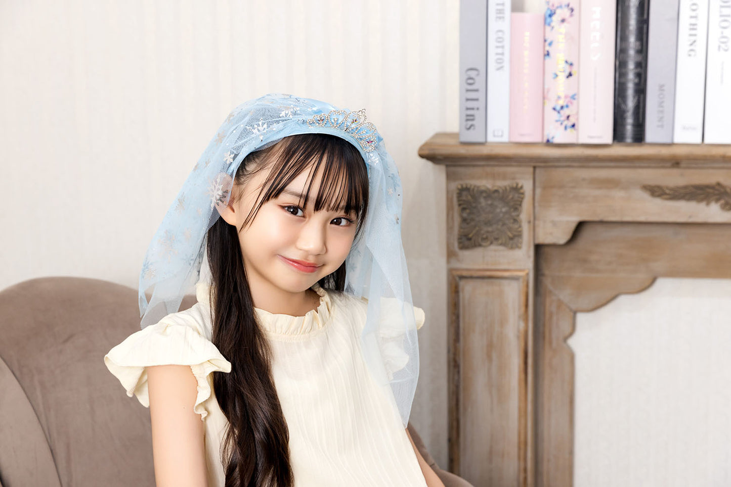 [New] コスプレ小物 ハロウィン カチューシャ キッズ ピンク/ブルー【クリアストーン】