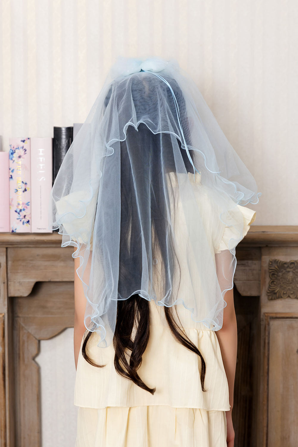 [New] コスプレ小物 ハロウィン カチューシャ キッズ ピンク/ブルー【クリアストーン】