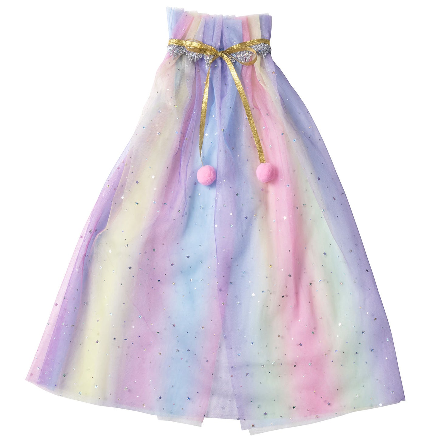 [New] コスプレ小物 ハロウィン ファンタジースターマント キッズ ピンク/ブルー/パープル/レインボー【クリアストーン】