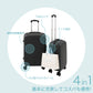 スーツケース キャリーケース  HoldOn TRAVEL HOT-SCPM002 Sサイズ 35L / Mサイズ 51L 機内持ち込み ブラック【クリアストーン】