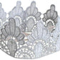 小物 ベビー 王冠 バースデークラウン レース シルバー【クリアストーン】