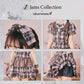 [New] 《JamsCollection着用》コスプレ バレンタイン リリパレ カフェショコラメイド レディース フリーサイズ ピンク/ブルー【クリアストーン】♡