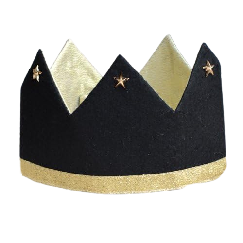 小物 ベビー 王冠 バースデークラウン リバーシブル ナチュラル/グレー/ピンク/ブラック【クリアストーン】