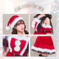 [New] コスプレ クリスマス グランノエル ショルダーリボンサンタ レディース フリーサイズ レッド【クリアストーン】