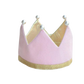 小物 ベビー 王冠 バースデークラウン リバーシブル ナチュラル/グレー/ピンク/ブラック【クリアストーン】