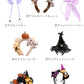 [New] コスプレ小物 ハロウィン アニマル デコカチューシャ レディース フリーサイズ ブラック/パープル/ブラウン/ピンク【クリアストーン】