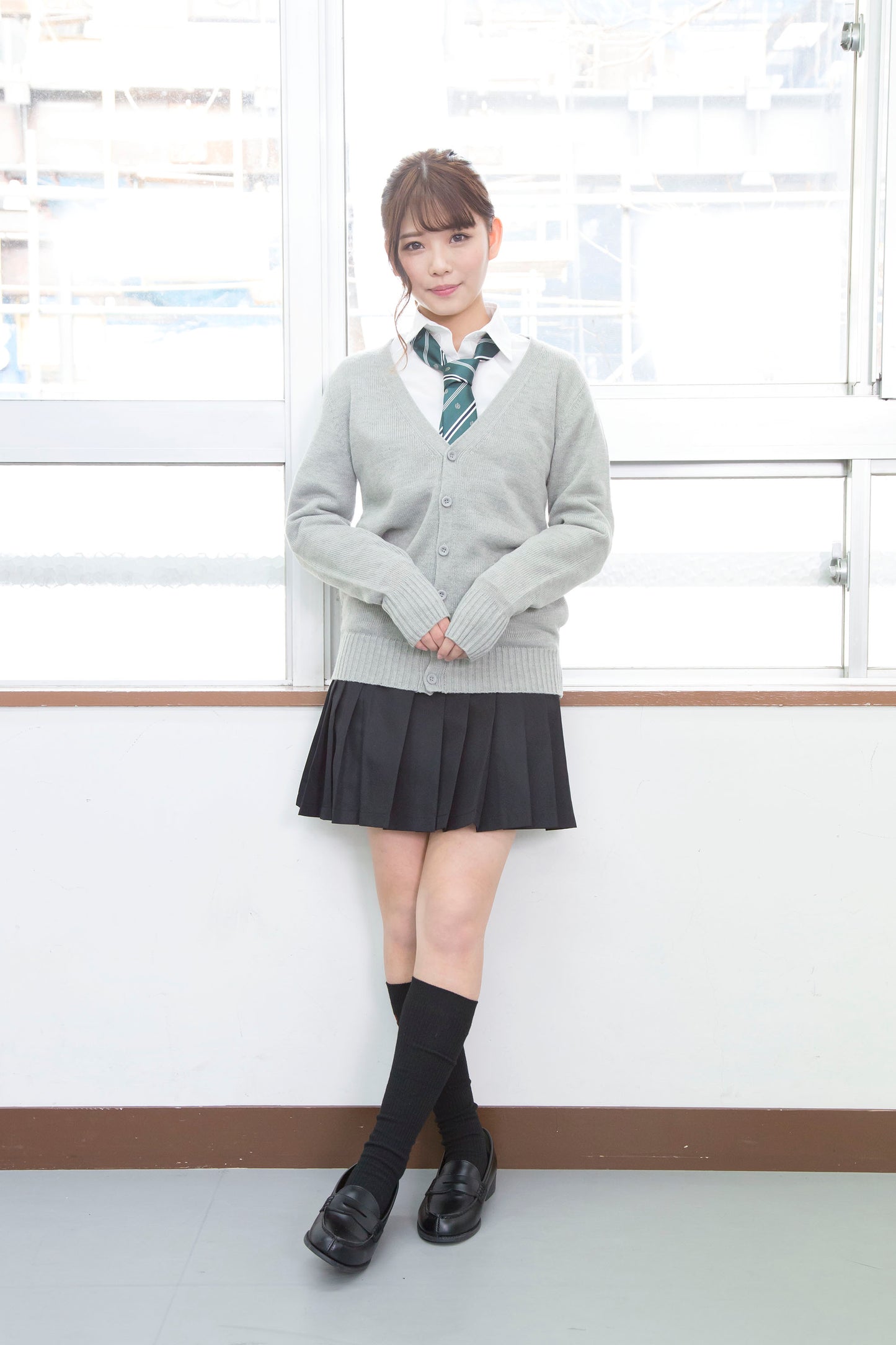 制服 なんちゃって制服 コスプレ カーディガン ニット セーター TeensEver レディース M/L/LL ネイビー/ブラック/グレー/ホワイト/ピンク/ベージュ【クリアストーン】