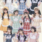 コスプレ ハロウィン メイド リリパレ アイドルチェックメイド レディース フリーサイズ レッド/ピンク/オレンジ/イエロー/ミント/ブルー/ネイビー/パープル/ホワイト/ブラック 【クリアストーン】♡