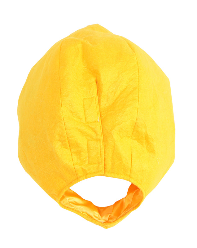 コスプレ ハロウィン かぶりもの めちゃめちゃレモン メンズ イエロー【クリアストーン】