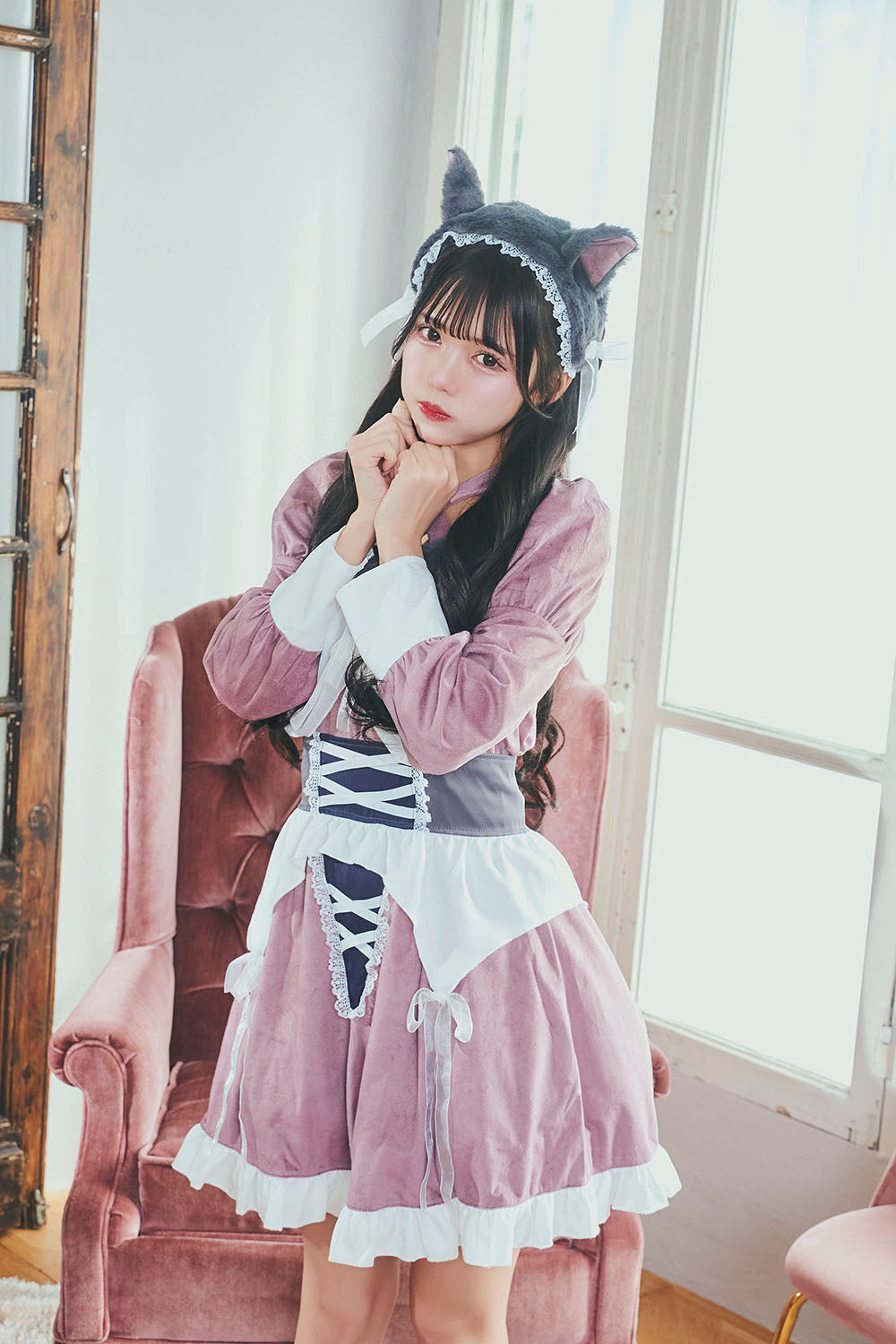 JamsCollection・津代美月ちゃん着用》コスプレ ハロウィン ねこ 骸骨