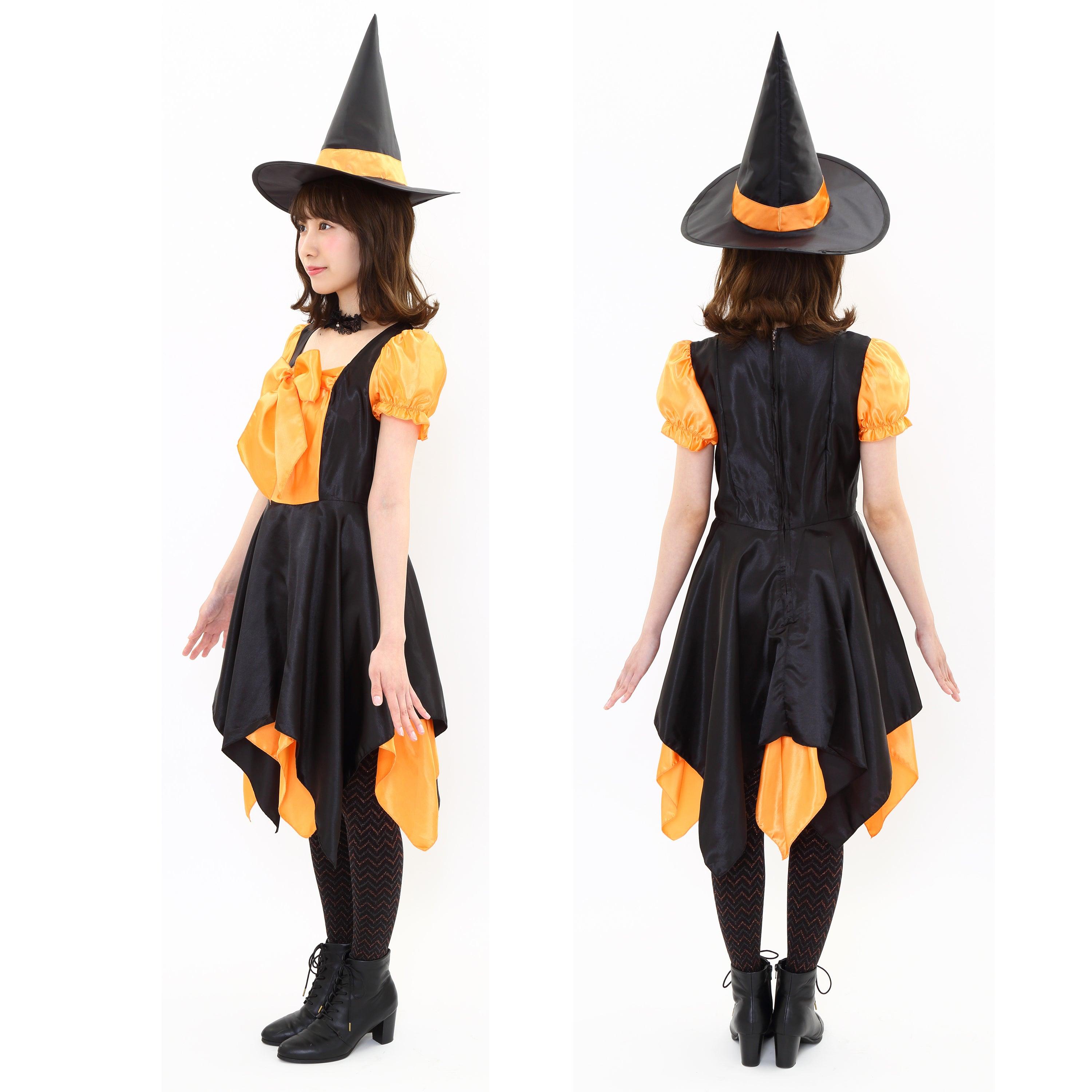 コスプレ ハロウィン 魔女 ウィッチ デコリボンウィッチ レディース