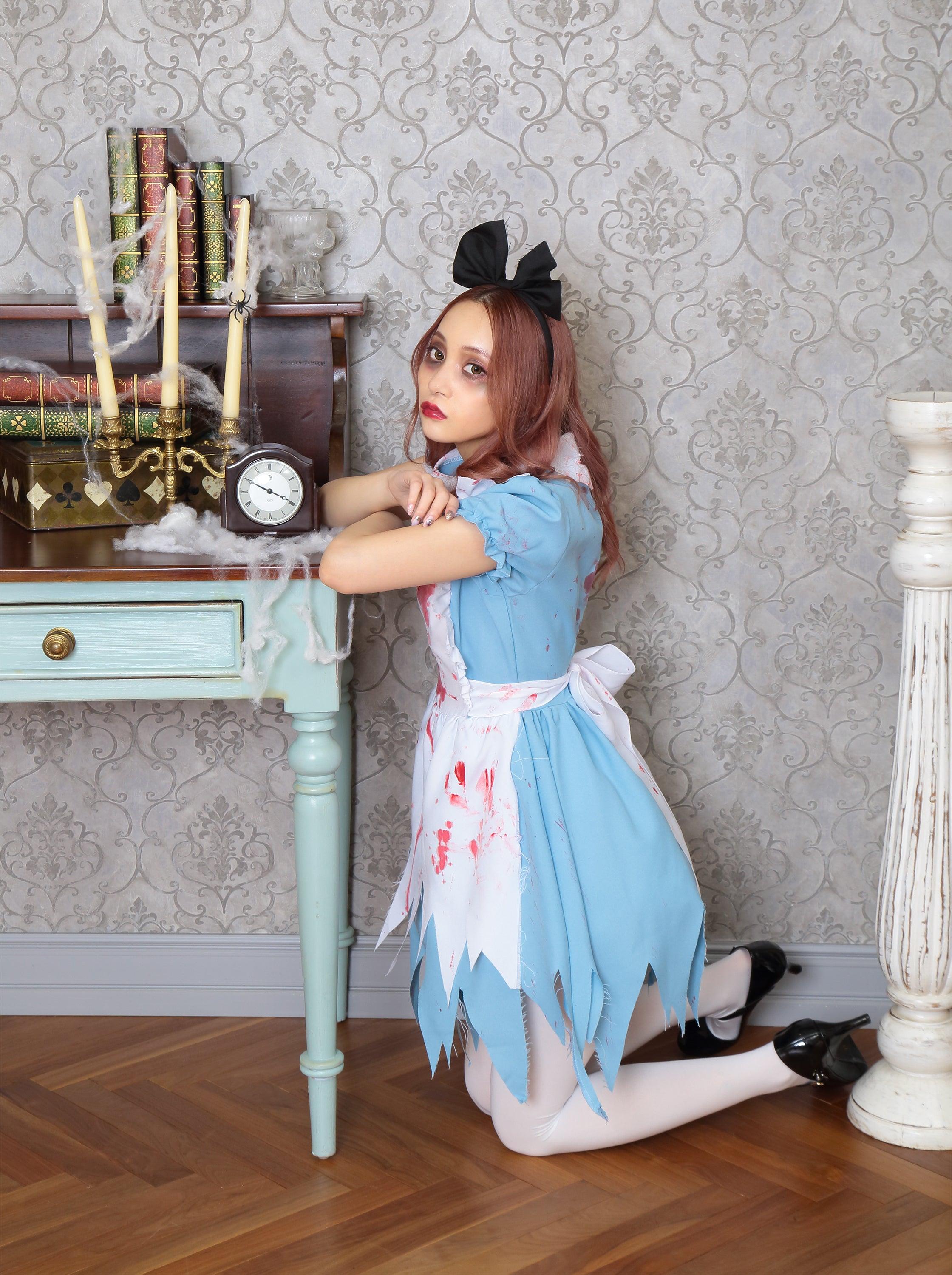 甚平 浴衣 アリス ハロウィン 90サイズ - キッズ服女の子用(90cm~)