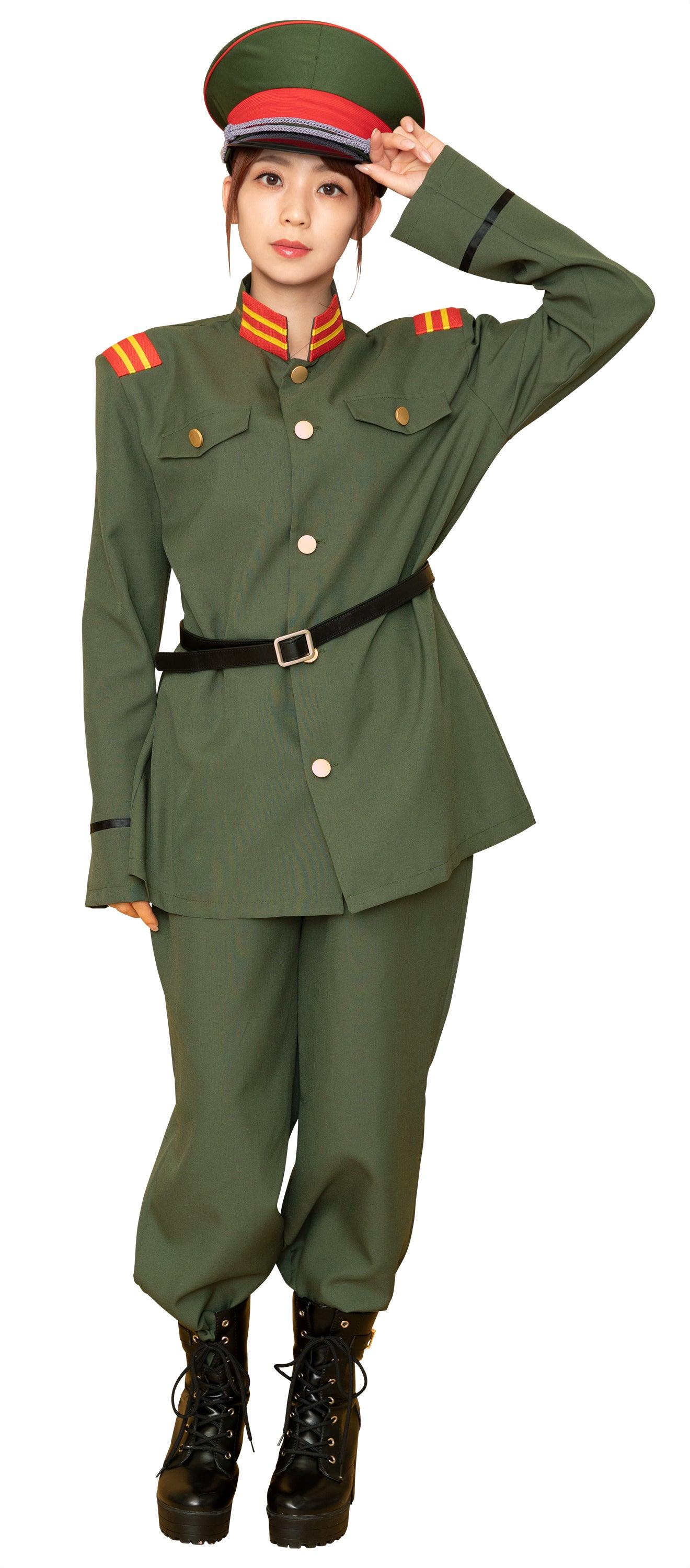 コスプレ ハロウィン 軍人 MENコス 軍服 ユニセックス フリーサイズ